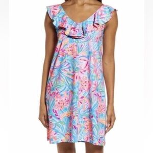 Lilly Pulitzer Alyssa Ruffle Collar Dress X-Large